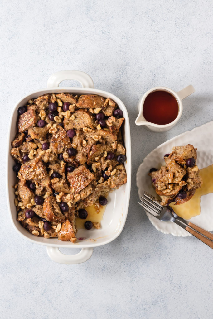 Blueberry Cinnamon French Toast Bake