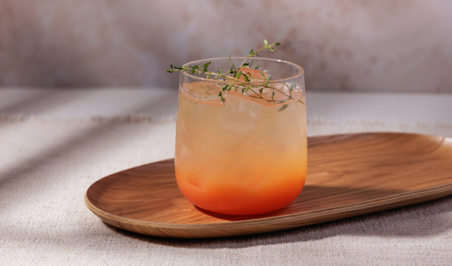 MOCKTAIL RECIPE Grapefruit & Thyme fizz
