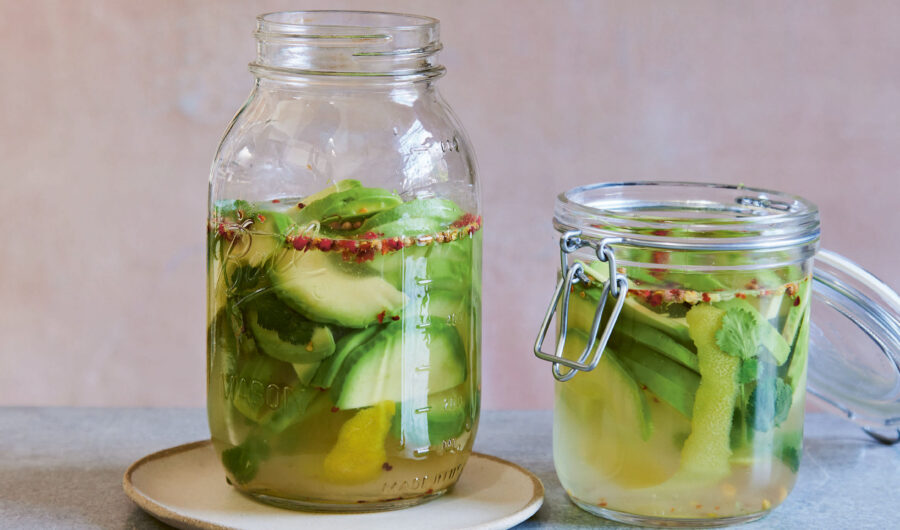 Spicy Pickled Avocado