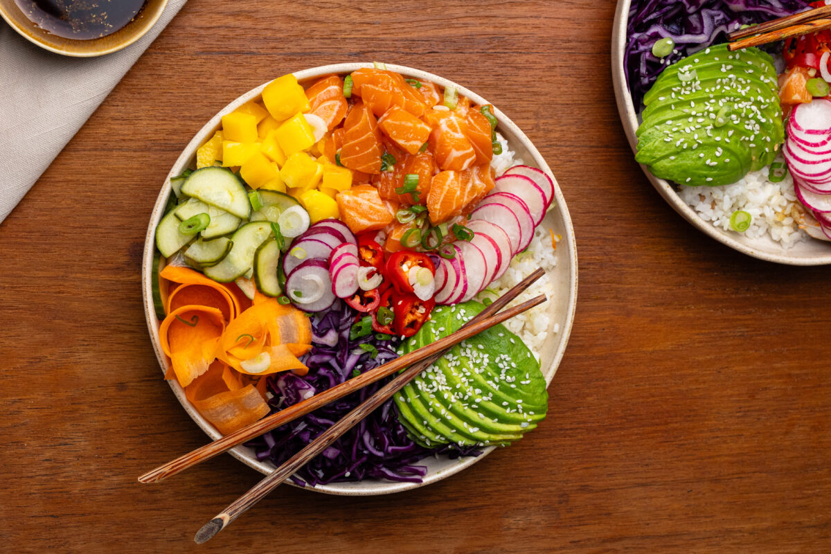 Salmon Poke Bowls