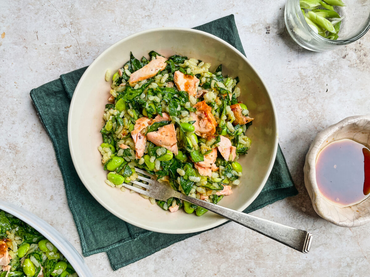 Sweet chilli rice salad 1