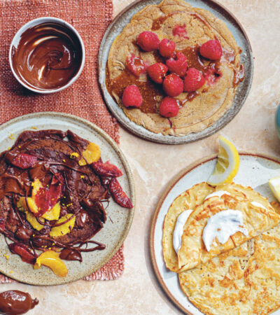 Plant-Based Chocolate Orange Pancakes