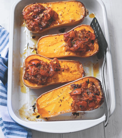 Turkish Style Stuffed Butternut Squash