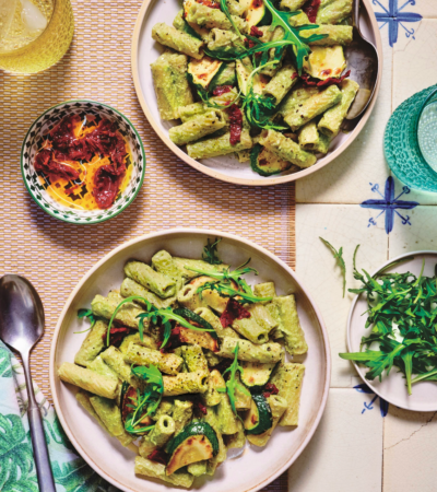 Cashew & Avocado Pesto Pasta