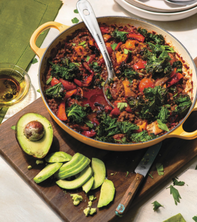 Harissa Sweet Potato Lentil Stew